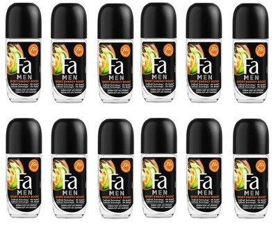 12x FA MEN SPORT ENERGY BOOST ANTITRANSPIRANT DEO ROLL ON ENERGIZING EU SELLER