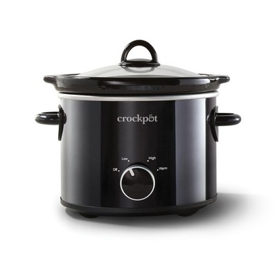Crock-Pot 2-Quart Manual Slow Cooker, Feeds 2+ People, Great 2-Quart, Black