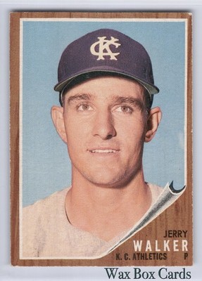1962 Topps #357 Jerry Walker VG+ (crease) SET BREAK