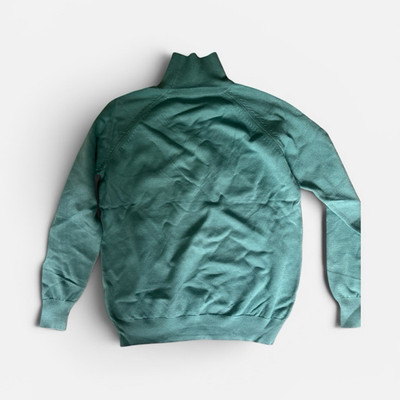 Damen Pullover M Normalgröße Grün Strick Langarm Rollkragen Uni
