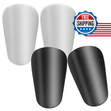 Motspo Mini Soccer Shin Guards for Toddler Kids Youth Adults - Lightweight Com