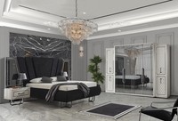 Schlafzimmer MöBel Bett Nachttische Kleiderschrank Schrank Betten 4Tlg.