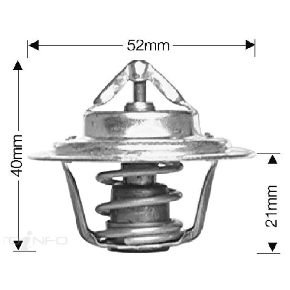 Dayco Thermostat for Toyota Corona RT81 4cyl 1.6L 12R 1971~1973 - image 3 of 3