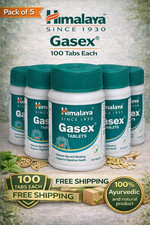 Himalaya Gasex Tablets Ayurvedic Herbal Wellness 500 Tabs Exp 02-2027