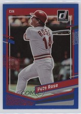 2023 Panini Donruss Holo Blue Pete Rose #182 0i1b