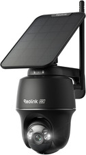 REOLINK 4K Solar Security Cameras Wireless Outdoor, 360  Pan Tilt, 8MP Color Nig