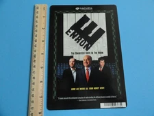 ENRON THE SMARTEST GUYS IN THE ROOM - BLOCKBUSTER VIDEO BACKER CARD 5"X8"