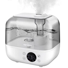 SEJOY 5L Large Room Humidifier Ultrasonic Cool Mist Top-Fill Leakproof For Home