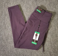 Spyder Active Sport Women's High Waisted Cargo Tight Legging, Purple, XL, New