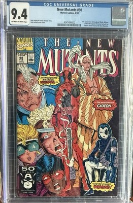 New Mutants #98 CGC 9.4 Marvel Deadpool 1st appearance Rob Liefeld