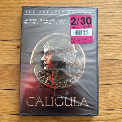 Caligula 1979 DVD 2007 Unrated Edition BRAND NEW SEALED