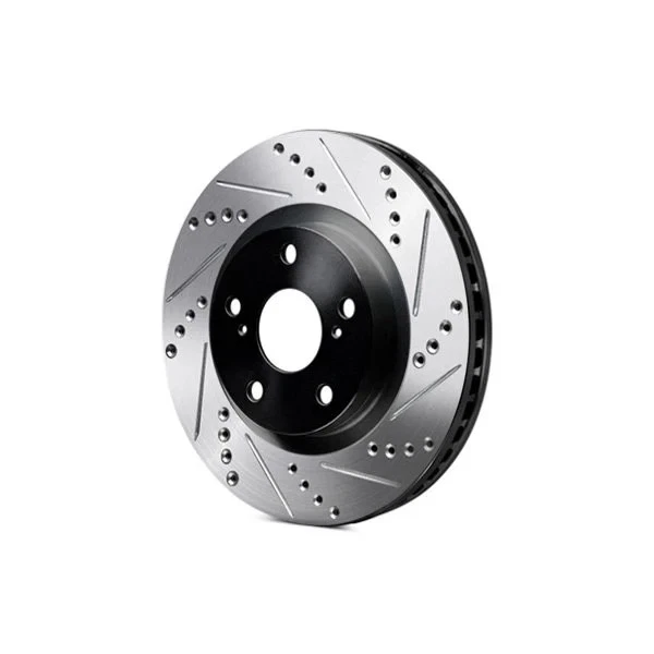 For Mercedes-Benz G550 19-24 Brake Rotor eLINE Drilled & Slotted 1-Piece Rear Foto 2 de 3