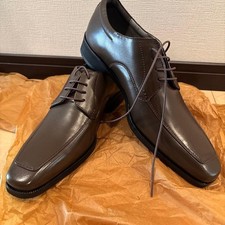 Hush Puppies Men's Brown Formal Shoes 25.5cm Mint Unused Slip-Resistant