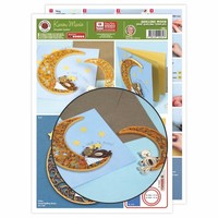 Papier + Ideen: Quilling Template, Moon