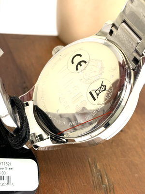 Versus by Versace Men's Watch VSPVT1521 Quartz Blue Dial Silver