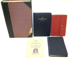 Lot of 5 Vintage Masonic Knights Templar Books, CONNECTICUT Specific