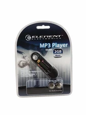 Element Electronics MP3 Player 2GB Memory GC-820 Black New Sealed