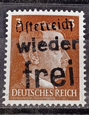 Local Austria 1945 Overprint MNH OSTERREICH WIEDER FREI