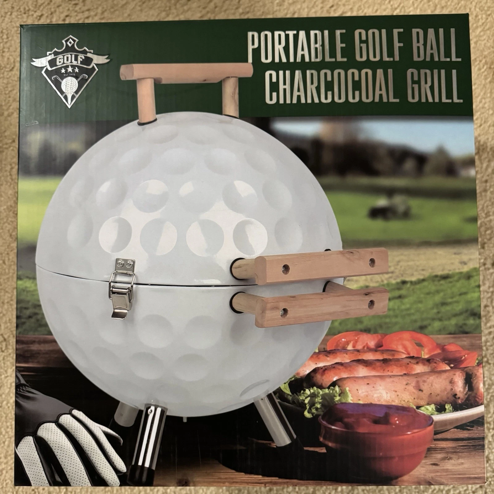 GOLF Portable Golf Ball Charcoal Grill 18”x14” -New
Opens in a new window or tab