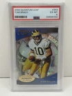 Tom Brady Rookie 2000 Quantum Leaf Patriots PSA 6