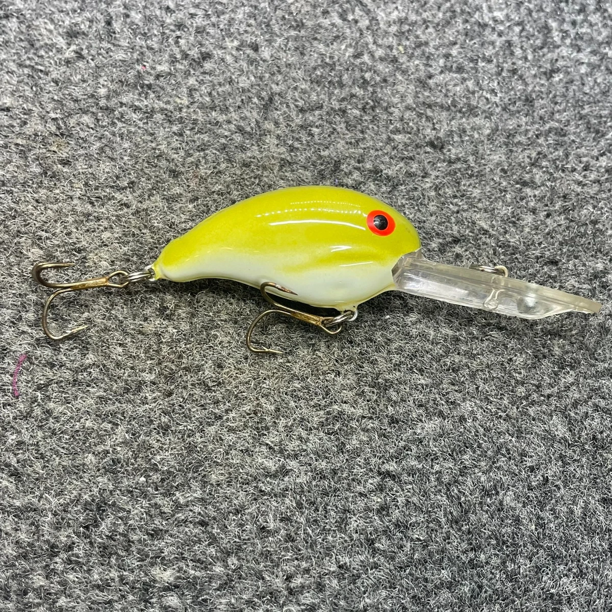 Vintage Bandit FootLoose Crankbait FL98 - Chartreuse Violet Sparkle, 2", 1/4oz