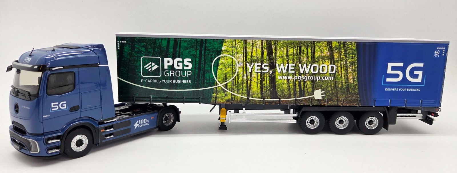 Camion Mercedes E-Actros 600 miniature Eligor 1/43 pour collectionneur