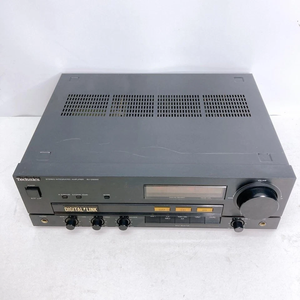 Technics SU-D5000 Amplificador Estéreo Integrado Phono Line con Óptico Completamente Funcional Foto 3 de 4