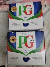 PG Tips Decaf 70 Ct Tea Bags - 2 Pack 140 Total