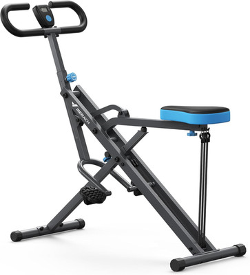 MERACH 2 in 1 Kniebeugen Rudergerät Faltbare Kniebeugenmaschine, Glute Machine F