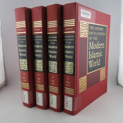 Oxford Encyclopedia of Modern Islamic World Esposito 1995 4-Volume Set Oxford UP