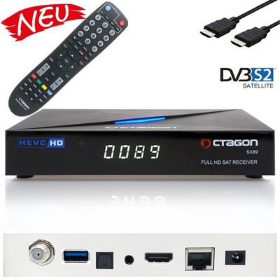 OCTAGON SX89 HD H.265 S2+IP HEVC Set-Top Box - Sat & Smart IPTV Receiver