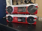 Parts Only • Sharp QT-75 • Stereo • Radio • Cassette • Vintage • QT-75 Red X2