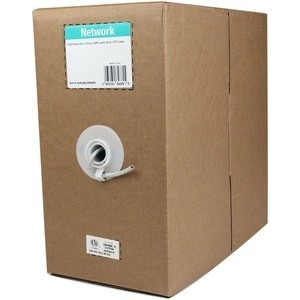 Startech Bulk Cat 5E Ethernet-Kabel 1000 Fuß 3048 m solide cmr-bewertet grau Taa Comp