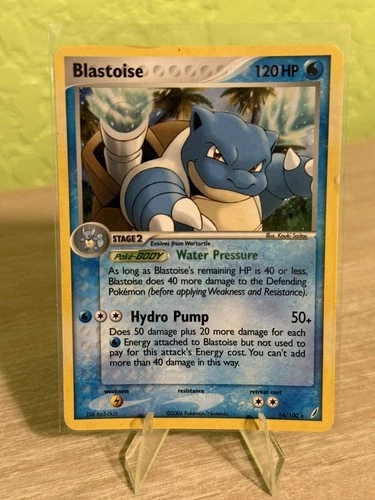 2006 Pokemon EX Crystal Guardians 14 Blastoise MP