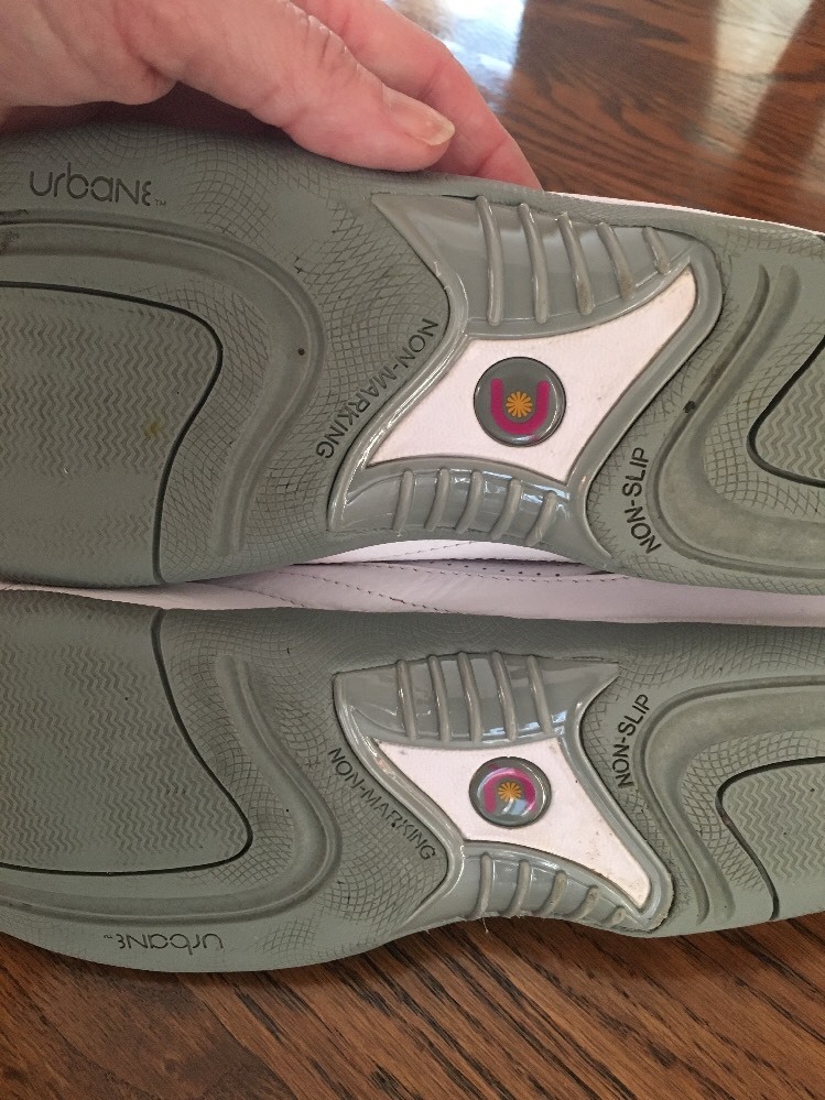 Urbane Footwear Element Slip Resistant White Zip Shoes Sz 10 eBay