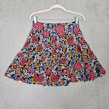 Maeve By Anthropologie Women's Flowy Smocked Floral Print Skirt Size S/P