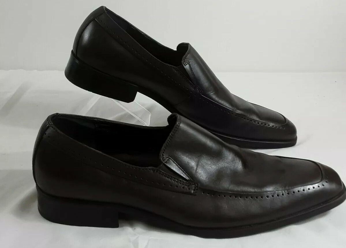 Calvin Klein Brown Leather Slip-On Loafers Men\'s Size 11 Calvin Klein Men main image 3