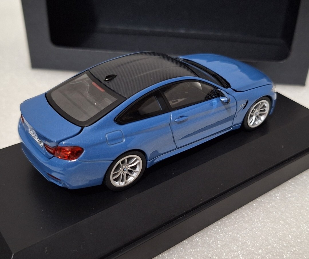 【希少】Minichamps BMW M4 クーペ(F82) 1/43 ブルー 希少】Minichamps BMW M4 クーペ(F82) 1/43 ブルー
