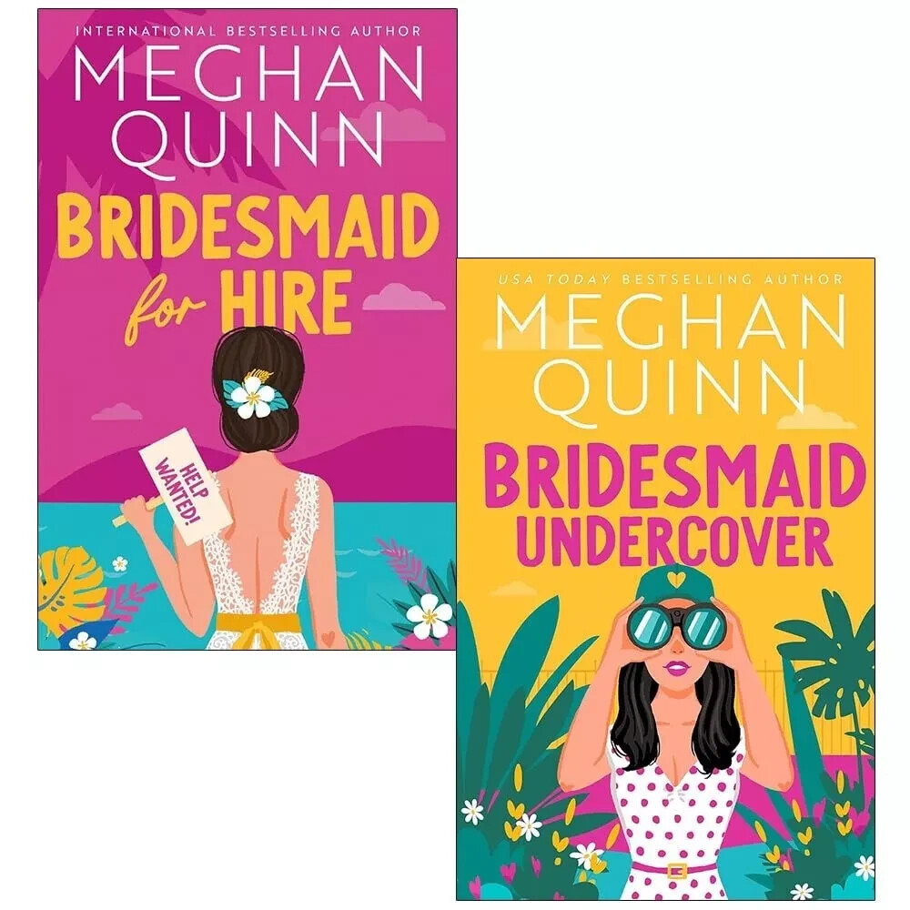 Bridesmaid for Hire Series 2 Books Collection Set By Meghan Quinn Bridesmaid