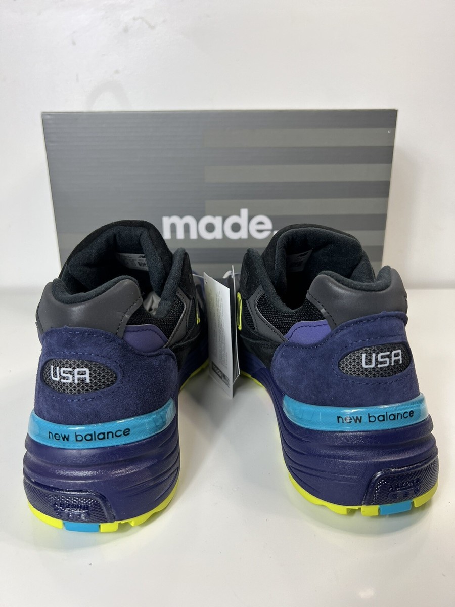 New Balance 992 Made In USA Black Purple M992LT Men's Size 8 New Balance 992 Made In USA Black Purple M992LT Men's Size 8