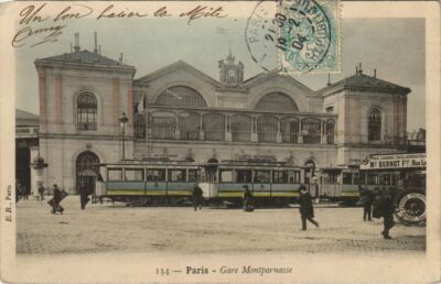 CPA PARIS 14. Bahnhof Montparnasse (926222)