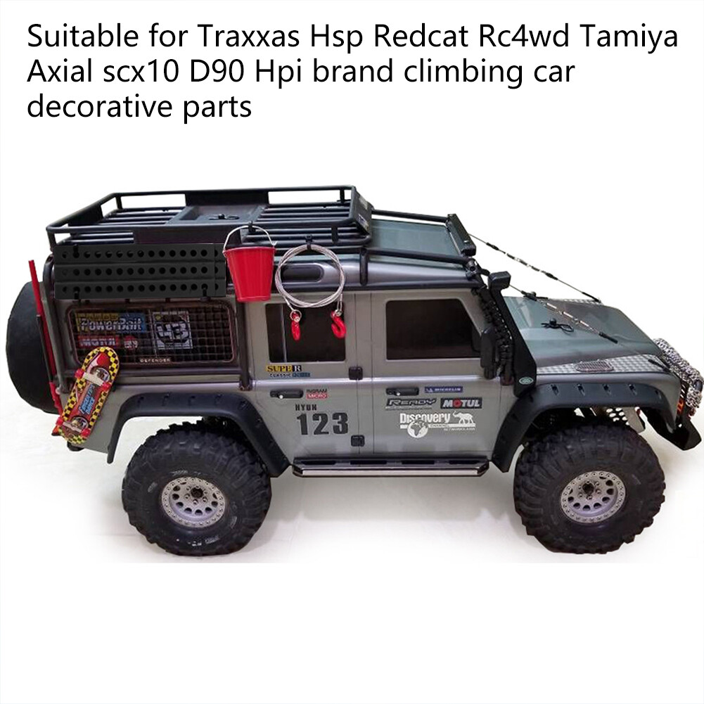 2pcs AntiSkid Plate Silver Metal RC Car Escape Board for 110 RC