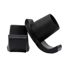 1 Pair Walker Feet Cover Ski Glides Tips for Walker Legs Black Glides Universal