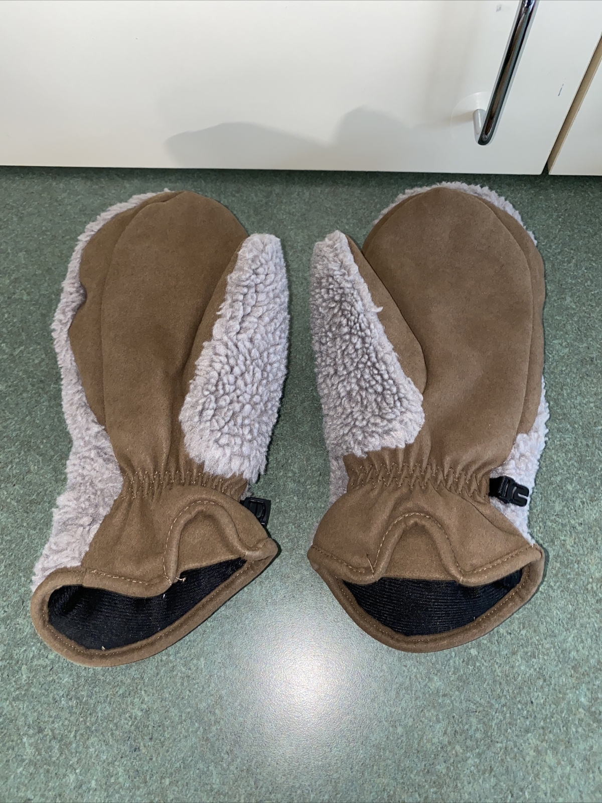 Carhartt Unisex Sherpa Mittens Gray eBay