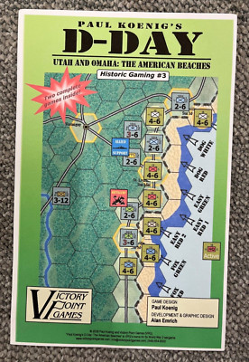Victory Point Games - Historic Gaming #3 - D - Day Utah and Omaha: The American Beaches