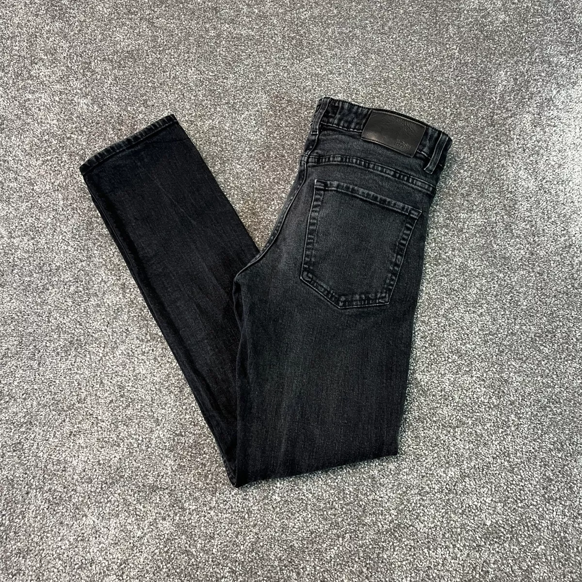 Charcoal grey jeans sales