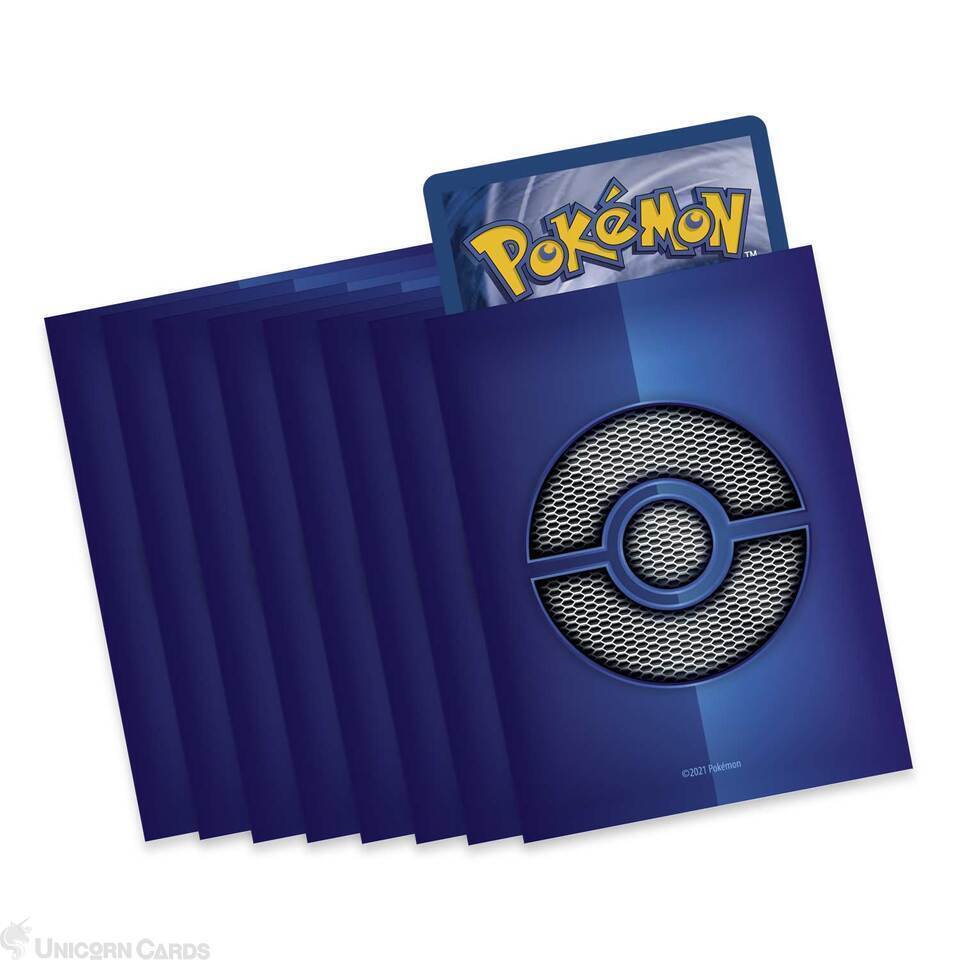 Official Pokemon TCG Sleeves (65) + Set of Dice + 2 Condition Markers (Pokemon T