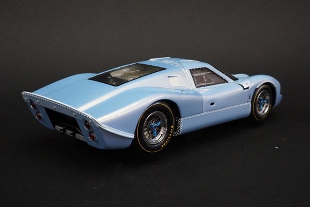 Ford GT Le Mans Plain Color Version Blue 1/18 Model Car Autoart 81812
