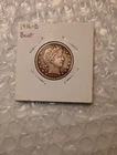 USA 1/4 Dollar, Barber Quarter 1916-D, XF. It Has Small Bent In The Left Hand Si