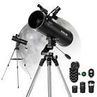 500mm Reflector Telescope 114mm Lens 25-150X with High Tripod Mobile Holder